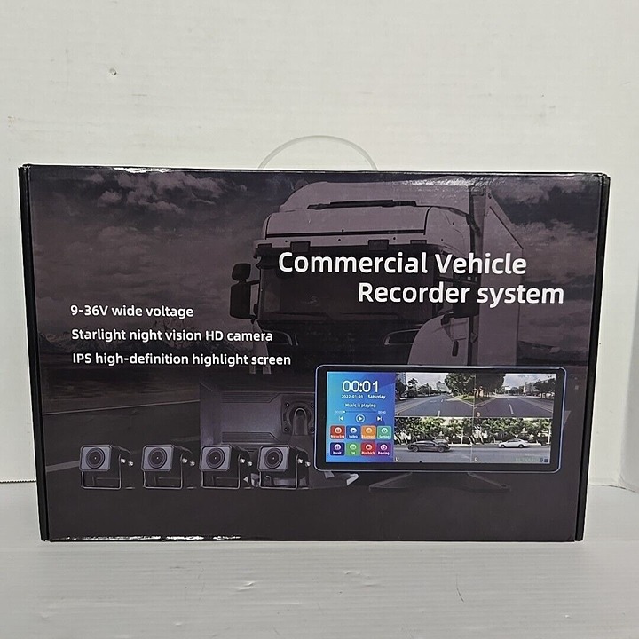 Commercial Vehicle Recorder System 10.36 HD IPS 720P/1080P