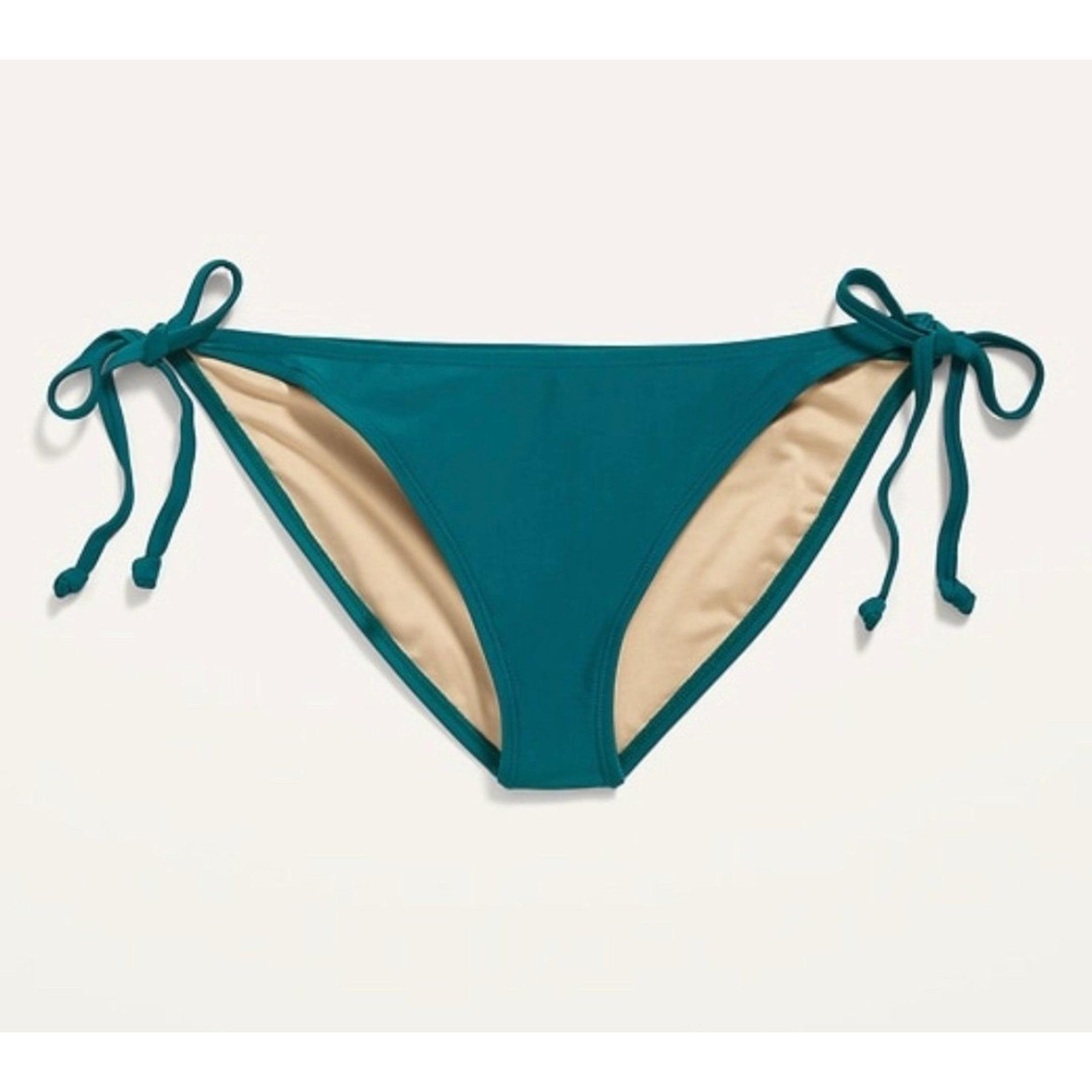 Low-Rise String Bikini Swim Bottom for Women Old Navy New 3XL green new