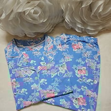 Chaps Flowered 2 Piece Sleepwear Set. Womens Size: X-Large.