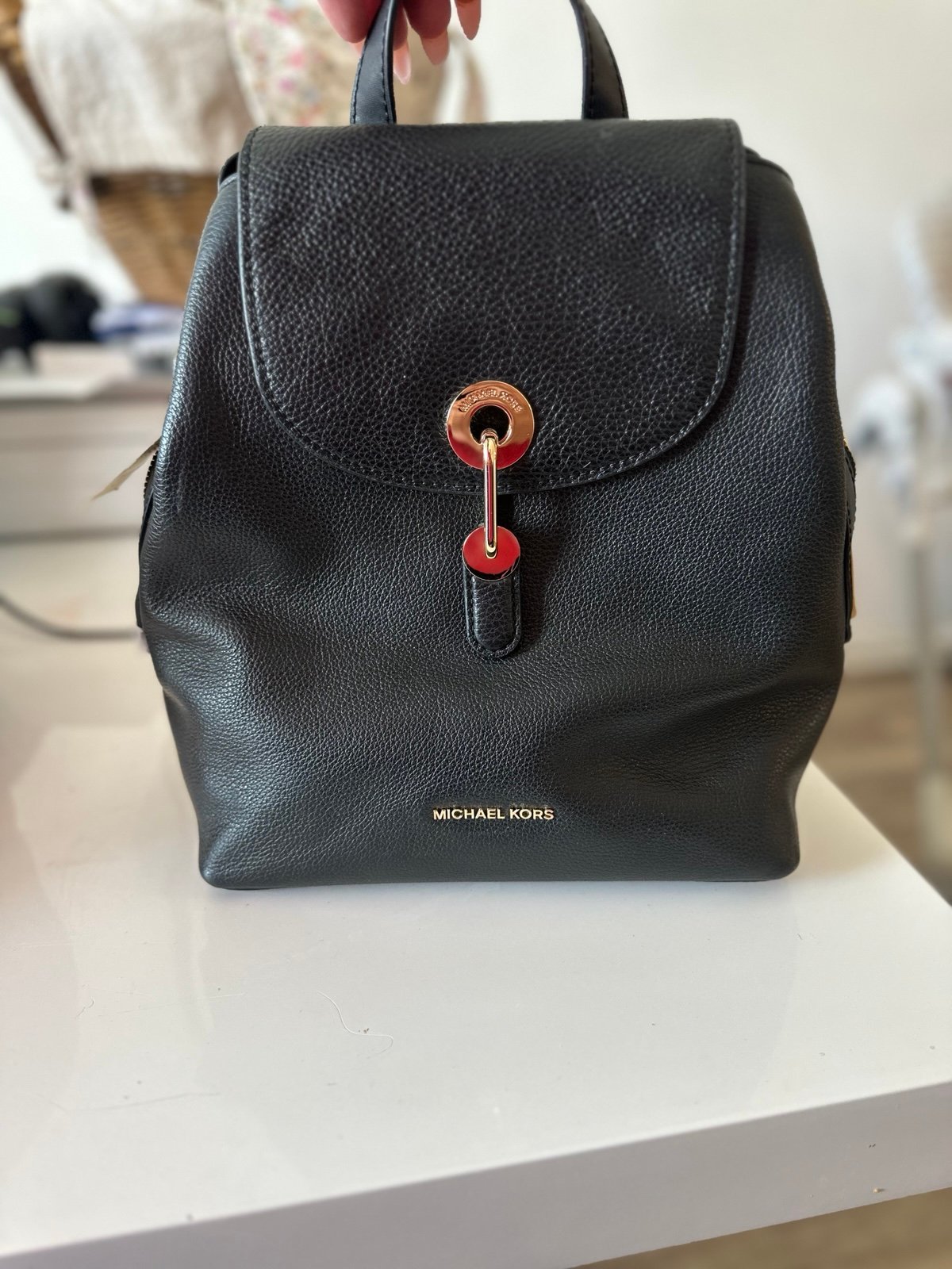 Michael Kors Leather Backpack