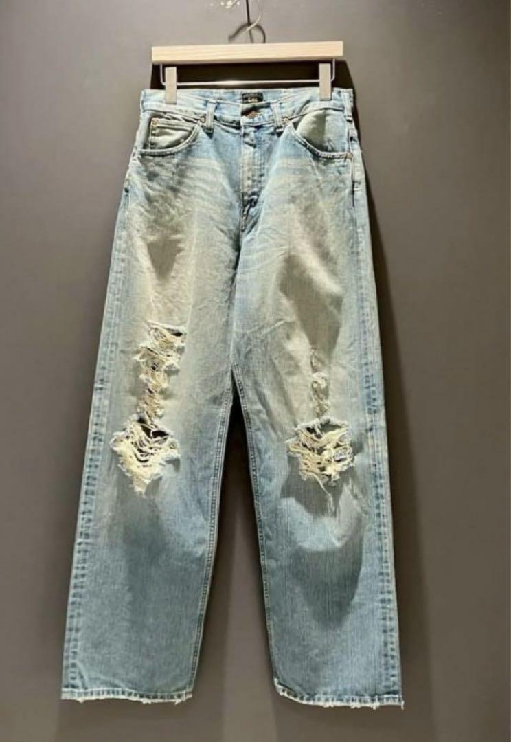ASK availability First) BEAMS Lee / 101 Crash Denim Pants