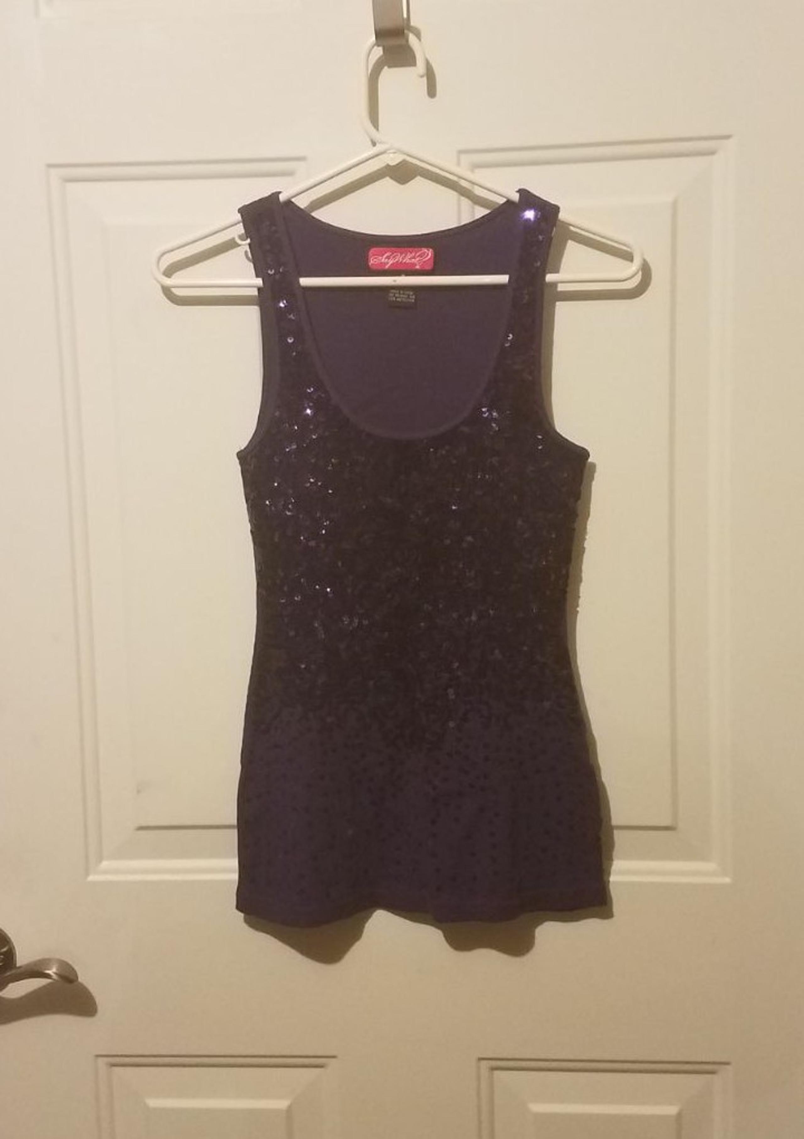Say what? medium purple Tank Top