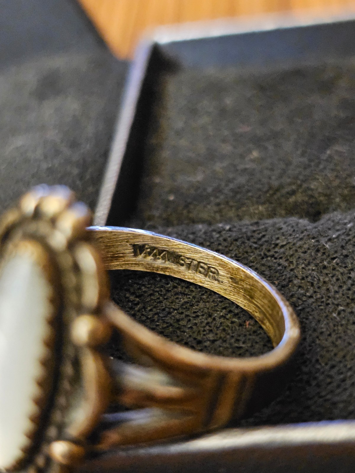 希少 ナバホ族 Wilbert Manning sterling シルバーリング