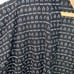 Gray Market Womens Robe Black White One Size Kako Block Printed Pure Cotton NWT