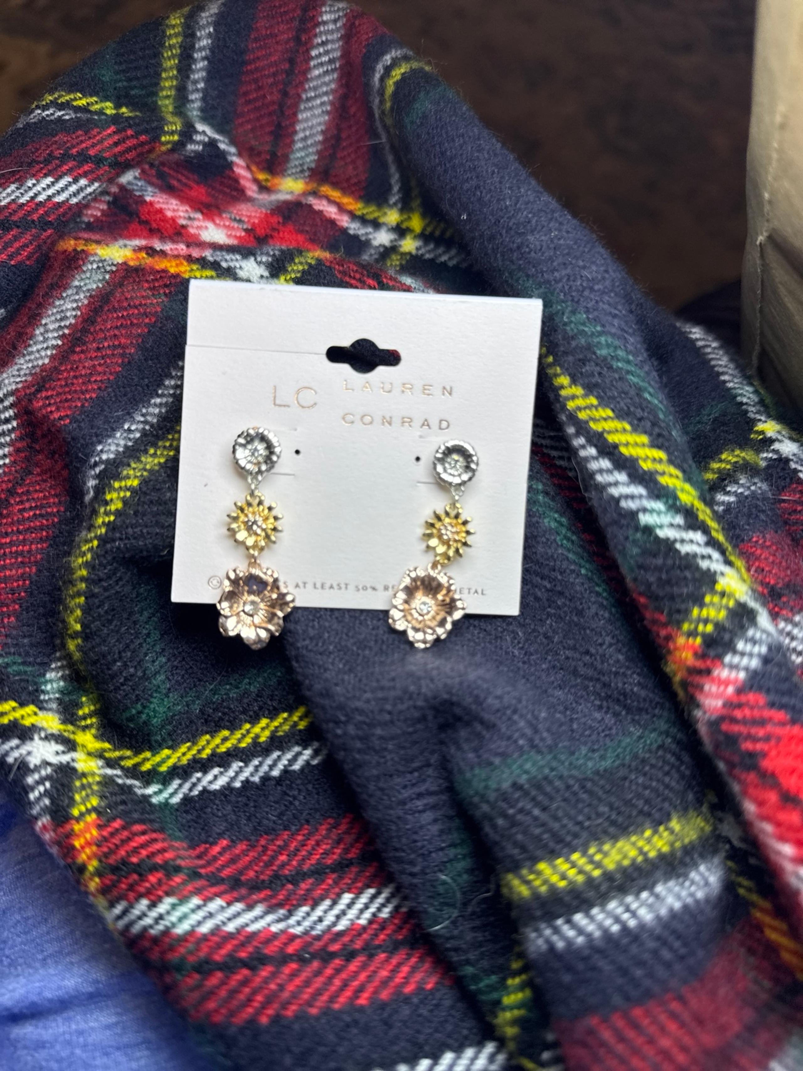 NWT Lauren Conrad post back earrings