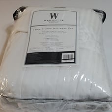 1 Twin X-Long Mattress Pad 39'' by 80'' D40-1300 100% Cotton Top