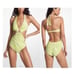 Michael Kors Zebra Print Cutout Swimsuit