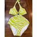 Michael Kors Zebra Print Cutout Swimsuit