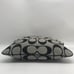 Coach Signature Poppy Metallic Gray & Black Crossbody 18135