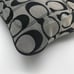 Coach Signature Poppy Metallic Gray & Black Crossbody 18135