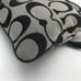 Coach Signature Poppy Metallic Gray & Black Crossbody 18135