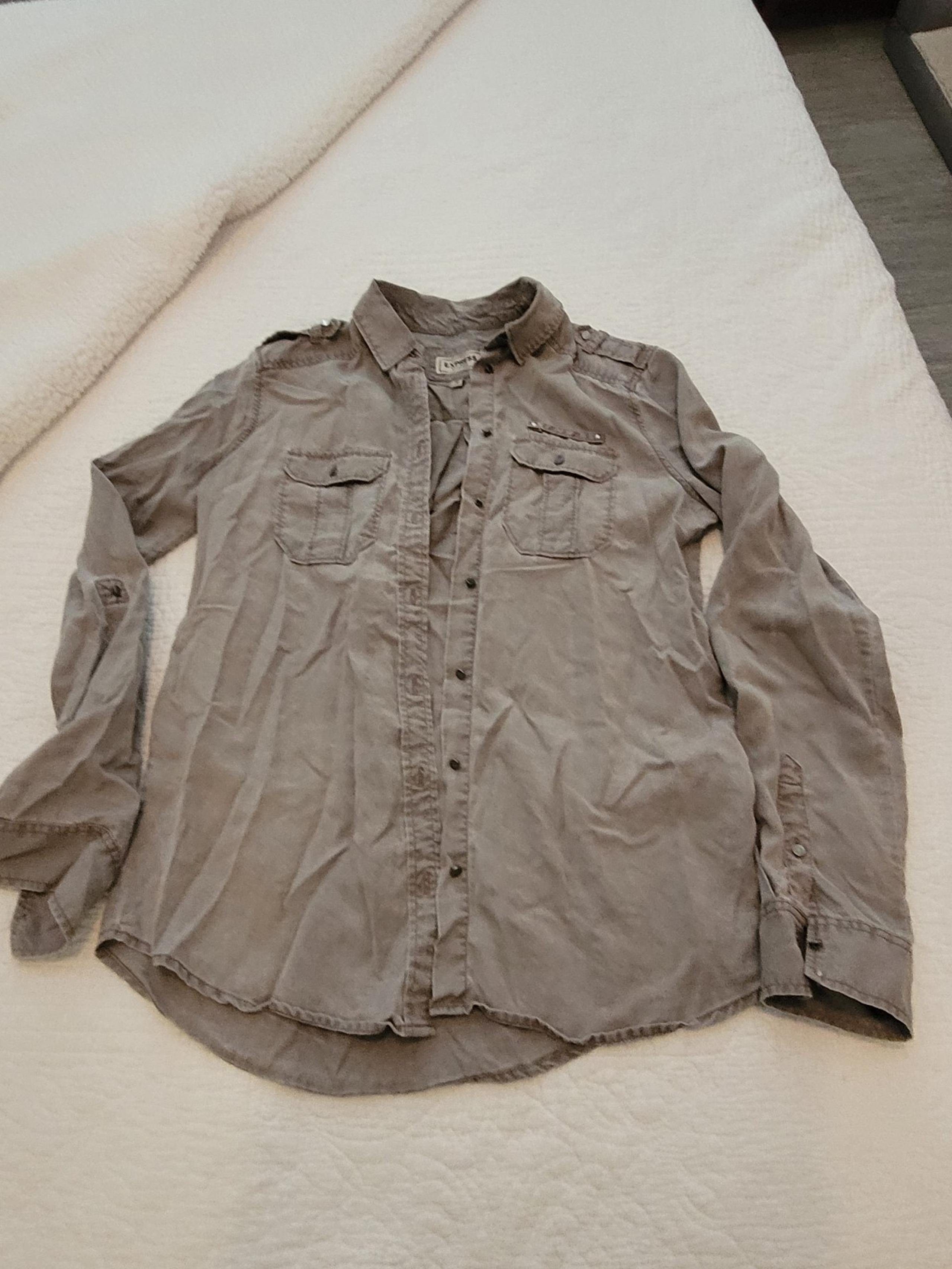 Express Boyfriend Button Down Shirt