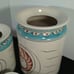 3 piece set of canisters crawfish pattern by De La Mer