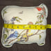 Vintage Fabric Perched 4 Birds Nature Pillow 10.5 x 9 Single Stitch