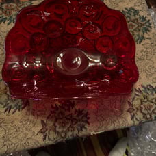 Banana red bowl