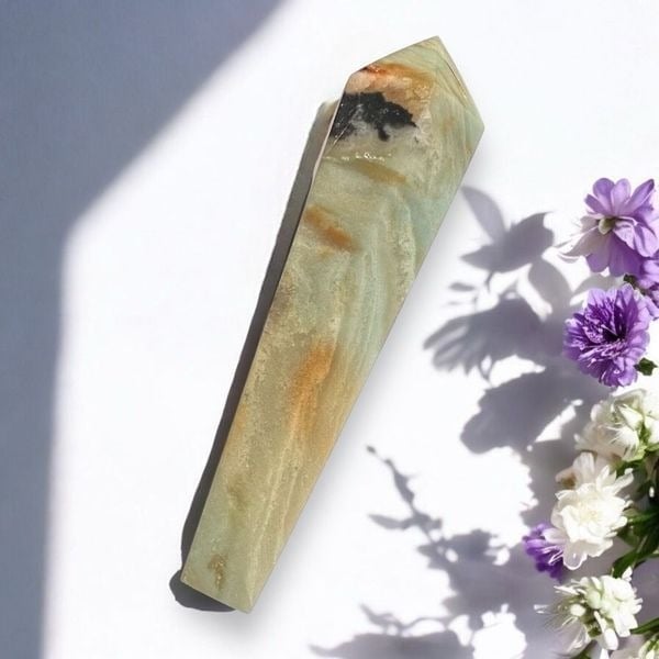 Caribbean Calcite Crystal Meditation Wand (5)
