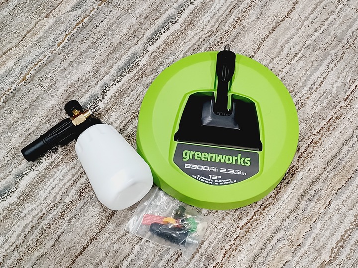GreenWorks Universal 12 Rotating Surface Cleaner Kit - New