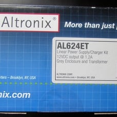 Altronix AL624ET Power Supply Charger Kit 12VDC 1.2A w/ AL624 TP1620 BC100
