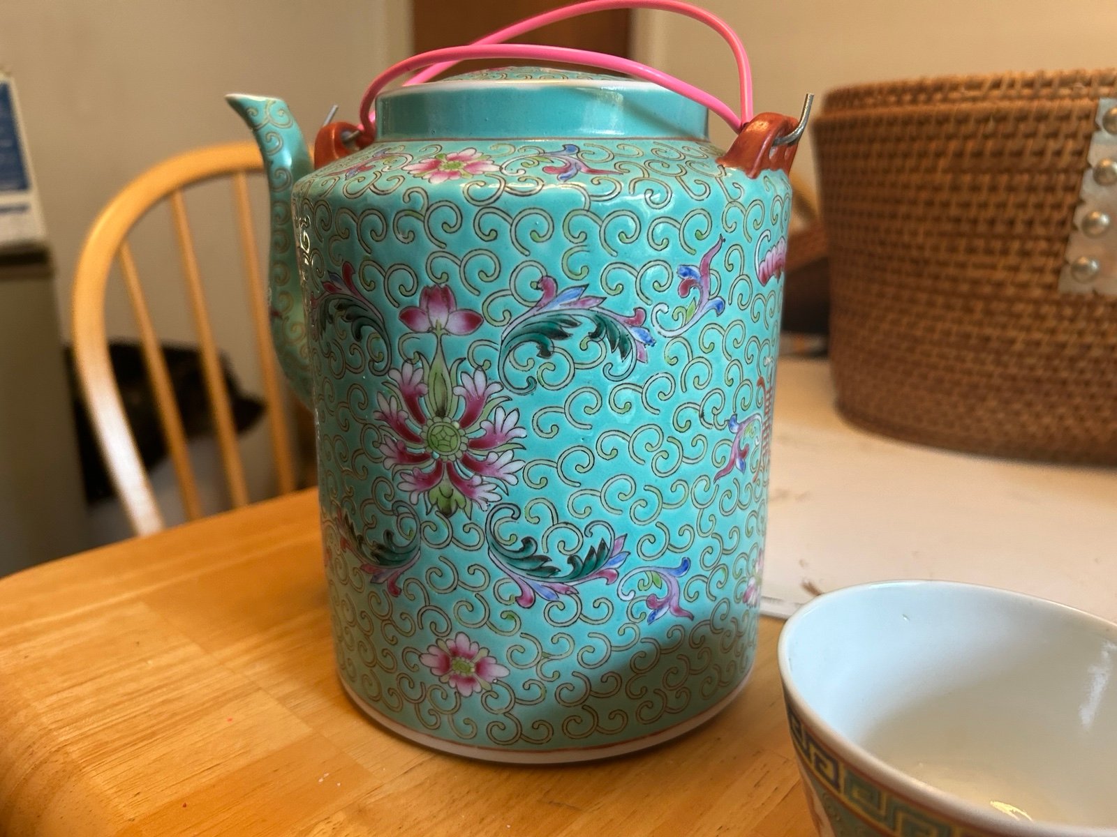 Porcelain tea set