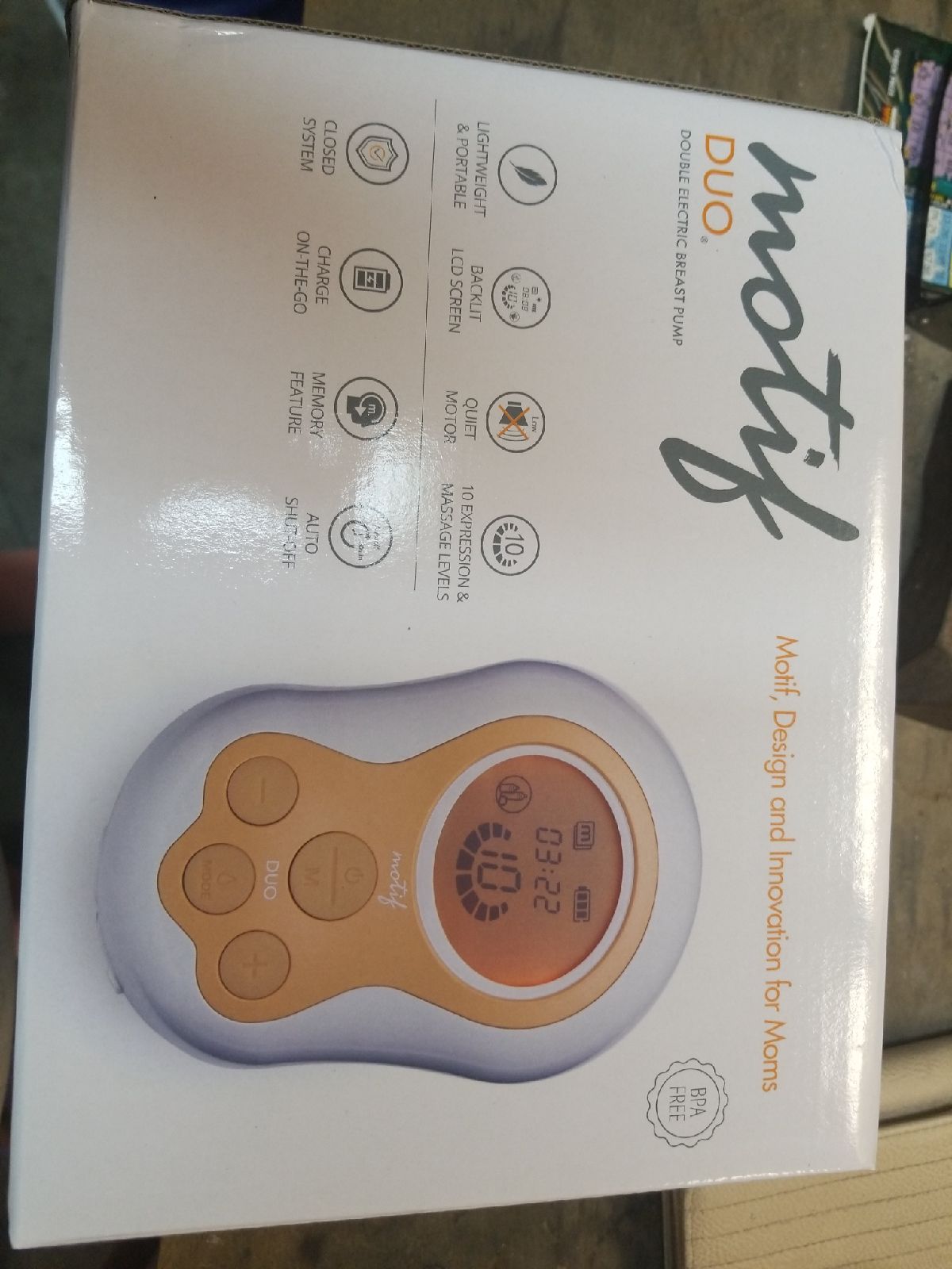 Double electric breast pump