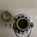 Chinese old teapot blue and white porcelain