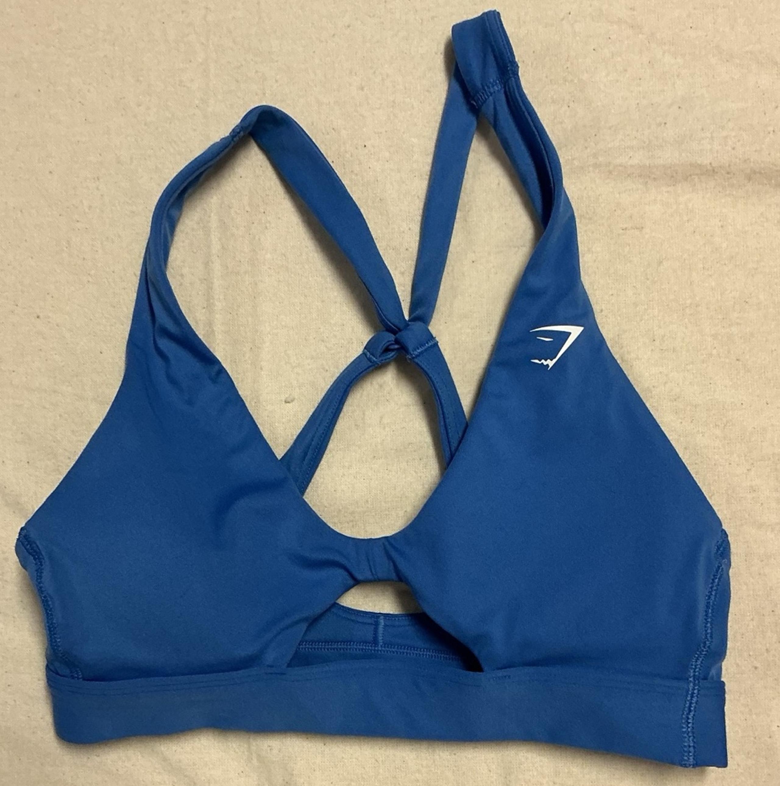 Gymshark Minimal Sports Bra - Coastal Blue - Women’s Small - Racerback