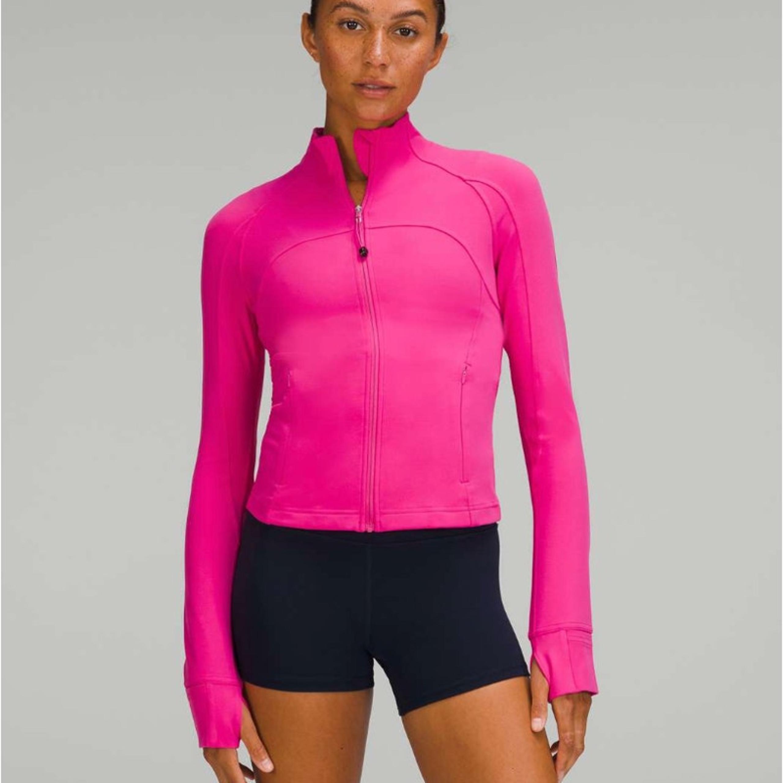 Lululemon Nulu Cropped Define Jacket Sonic Pink Women's Size 8