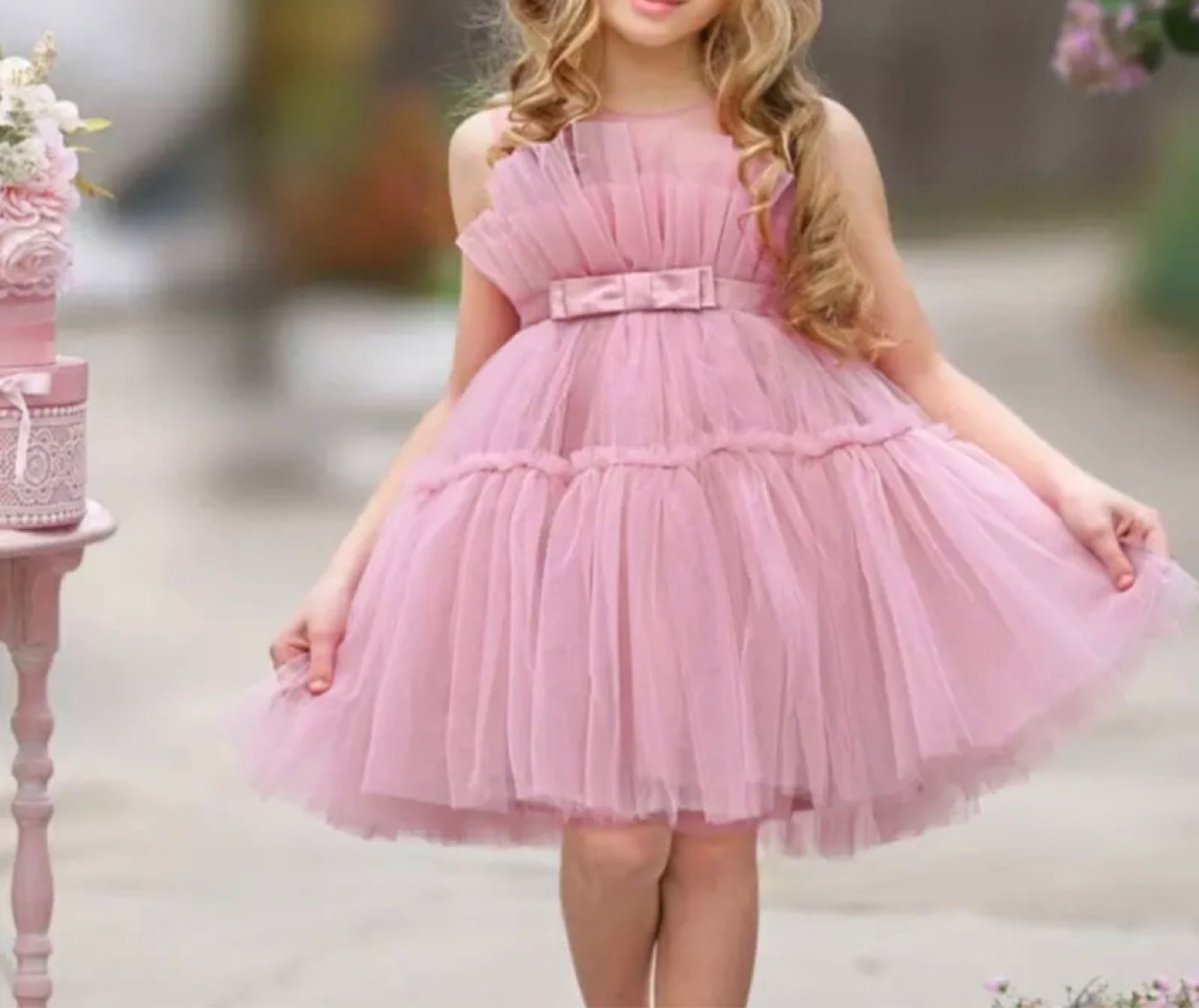 Wedding flower girl birthday party and Christmas princess dress 12M-5T available