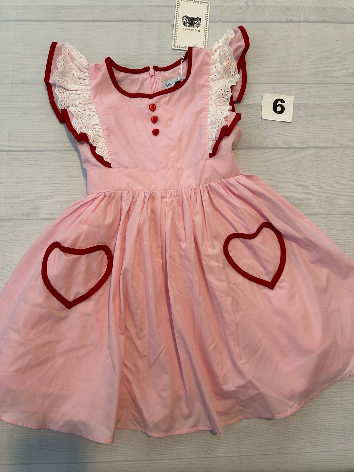 Only little once sweetheart dress size 6