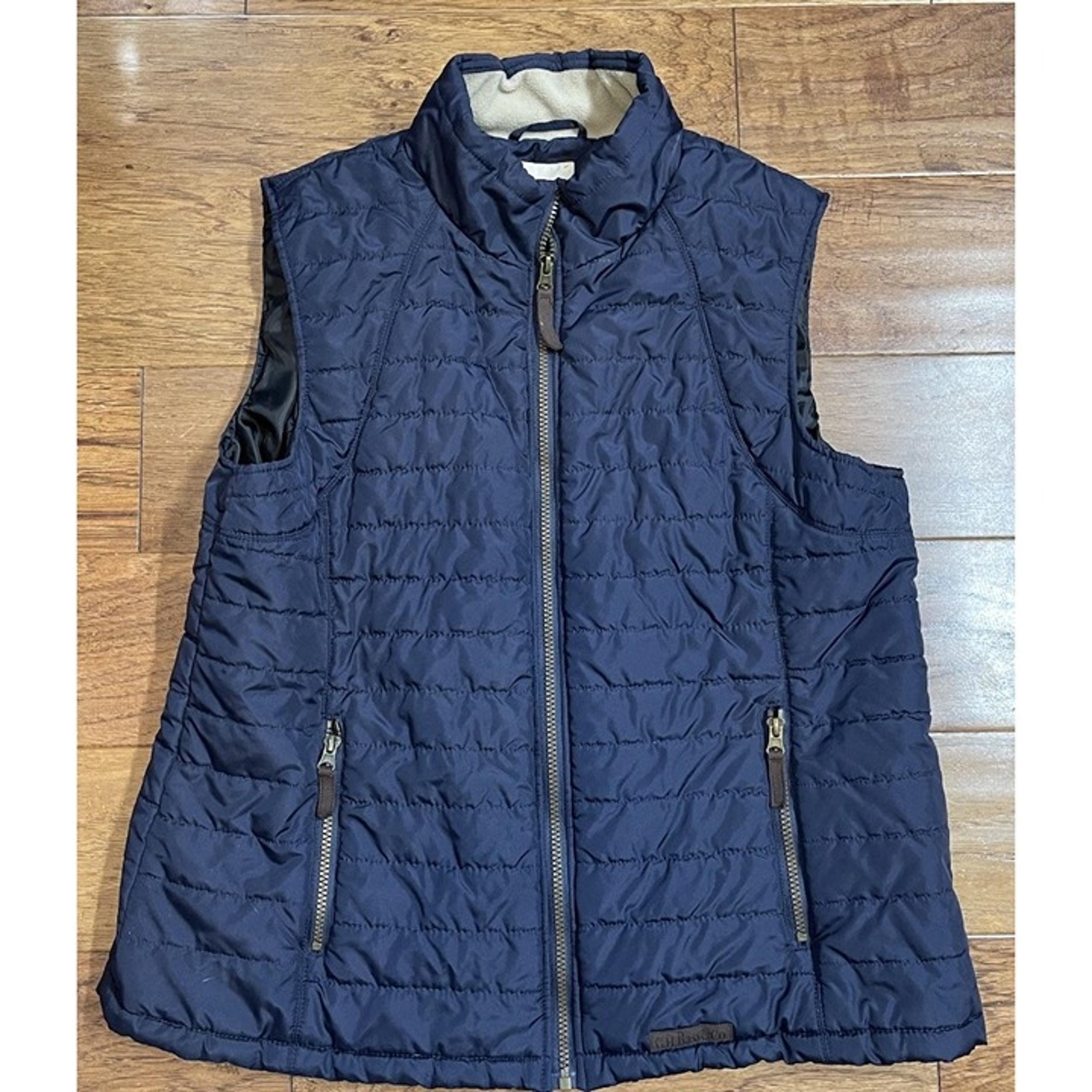 G.H. Bass Co. Puffer Vest Mens XL Blue Full Zip
