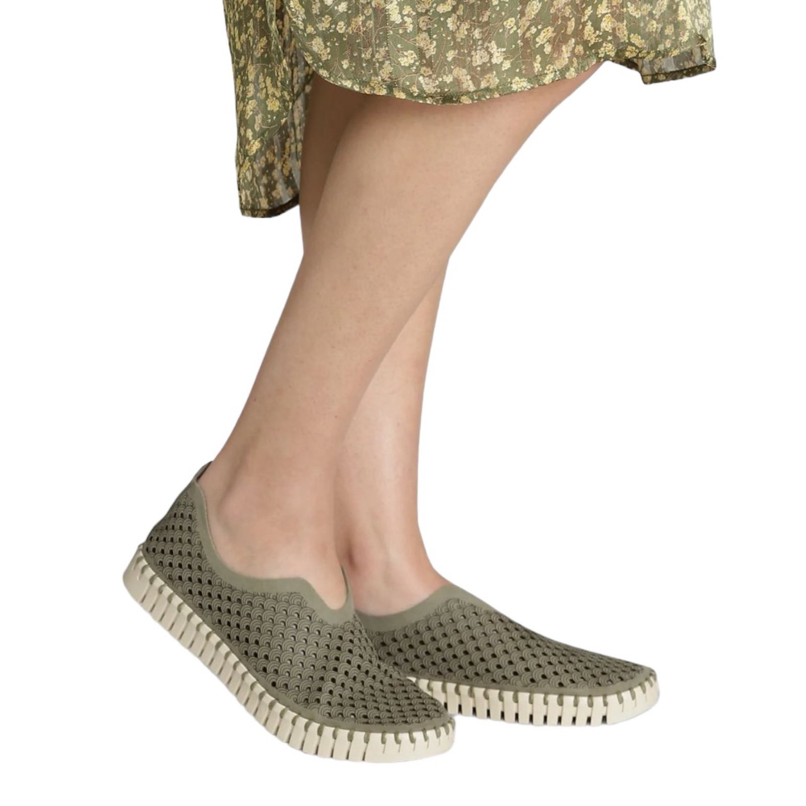 Ilse Jacobsen Tulip 139 Green Flat Casual Shoes