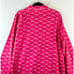 Lilly Pulitzer Womens Pajama Top Pink Button Up Shirt Long Sleeve Loungewear XL