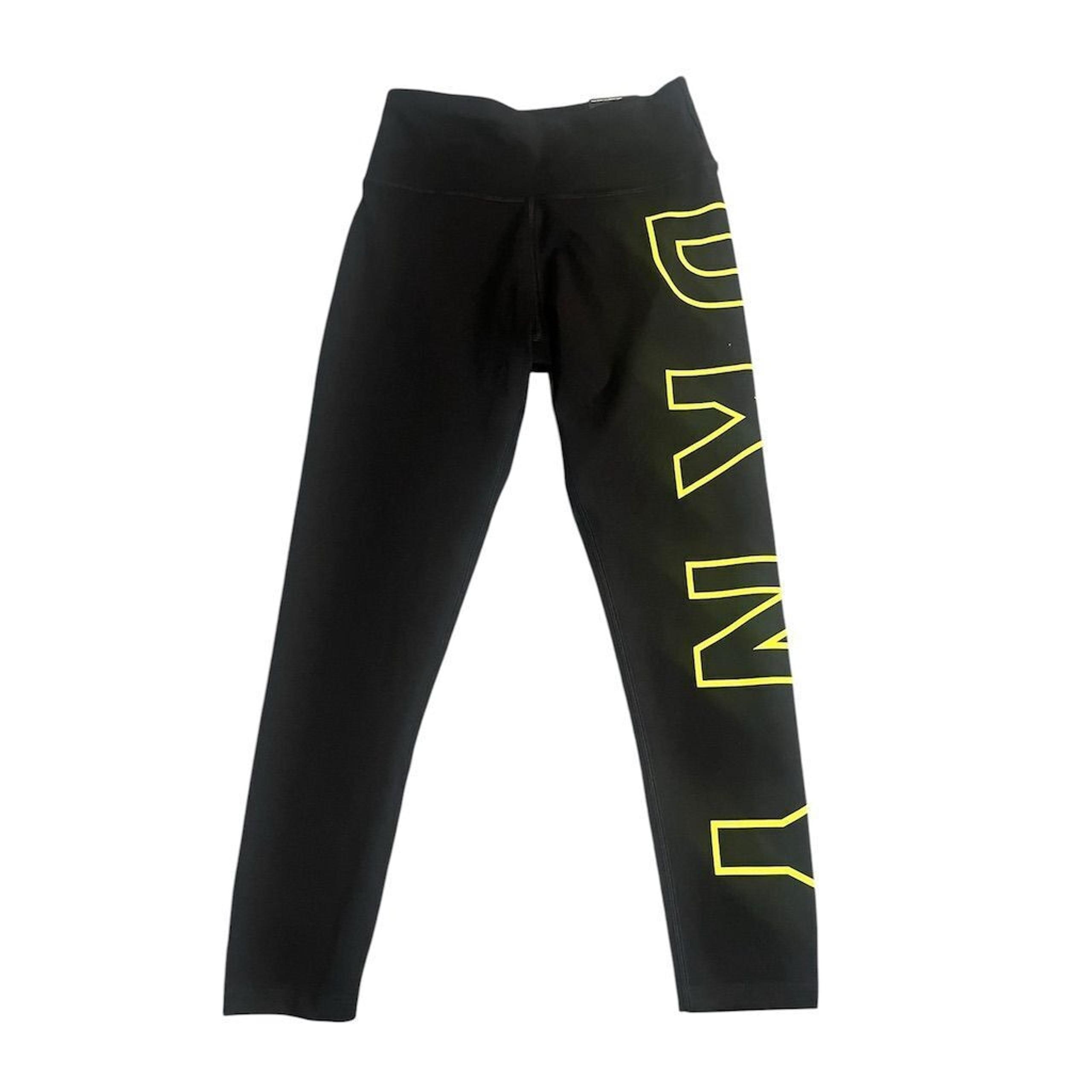 DKNY Leggings Sport Women's Size S High Waist Ankle Black Activewear Yoga Pants