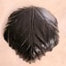 Yalos Casa Murano Glass Black Iridescent Large Leaf Dish Bowl Italy Vintage