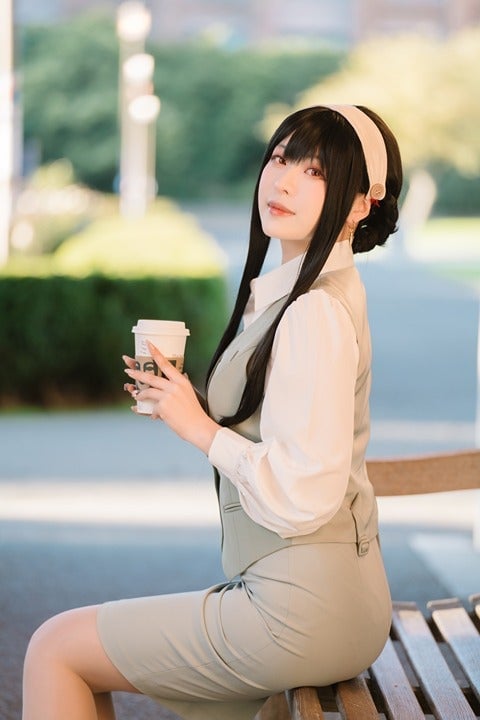 USED Spy x family Yor Forger office uniform Cosplay Costume set