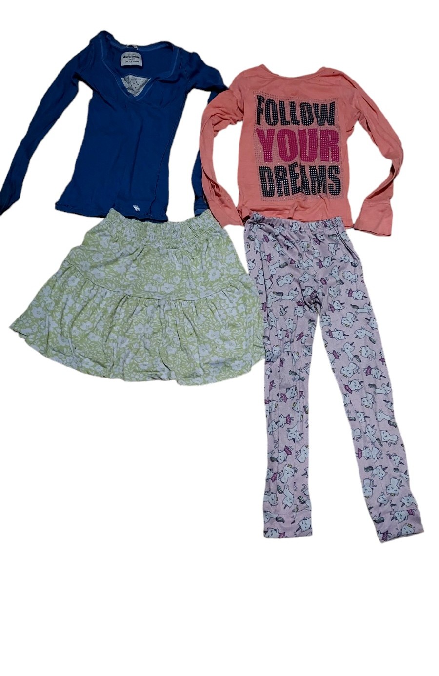 girls clothes lot size 10-12 Youth All Seasons Shirt Pants Pajamas Skirt Lots 2