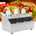 Commercial Electric Countertop Nacho Cheese Sauce Warmer Pump Dispenser 3-Bottle