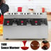 Commercial Electric Countertop Nacho Cheese Sauce Warmer Pump Dispenser 3-Bottle