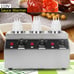 Commercial Electric Countertop Nacho Cheese Sauce Warmer Pump Dispenser 3-Bottle