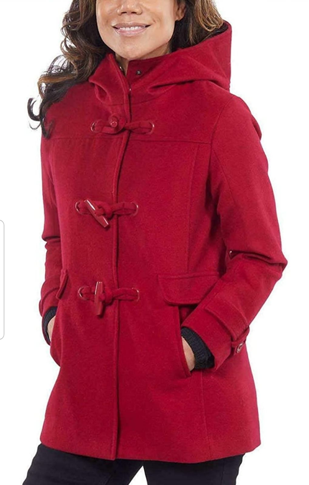 PENDELTON Ladies Wool Coat w/Hood M