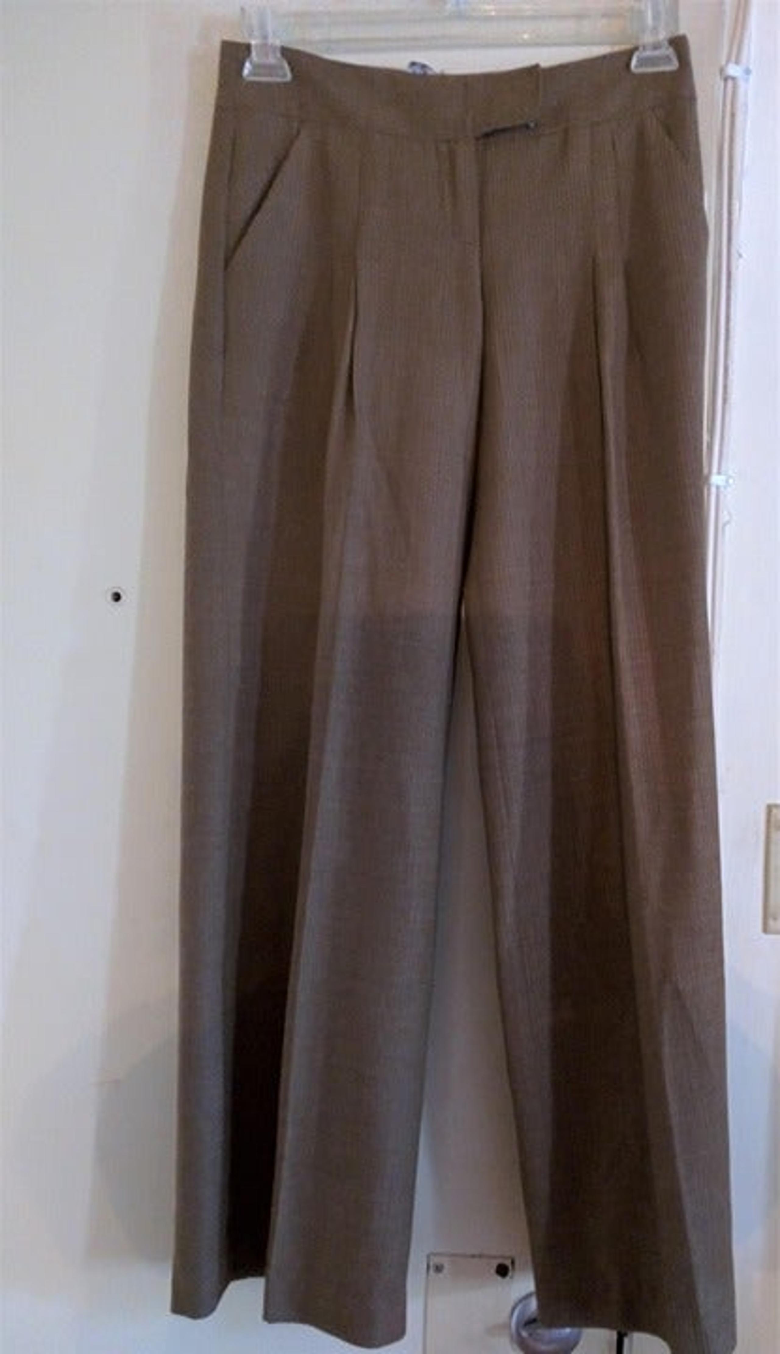 NWT Women's Pants by DIANE von FURSTENBERG, Camel, Virgin Wool, size 2