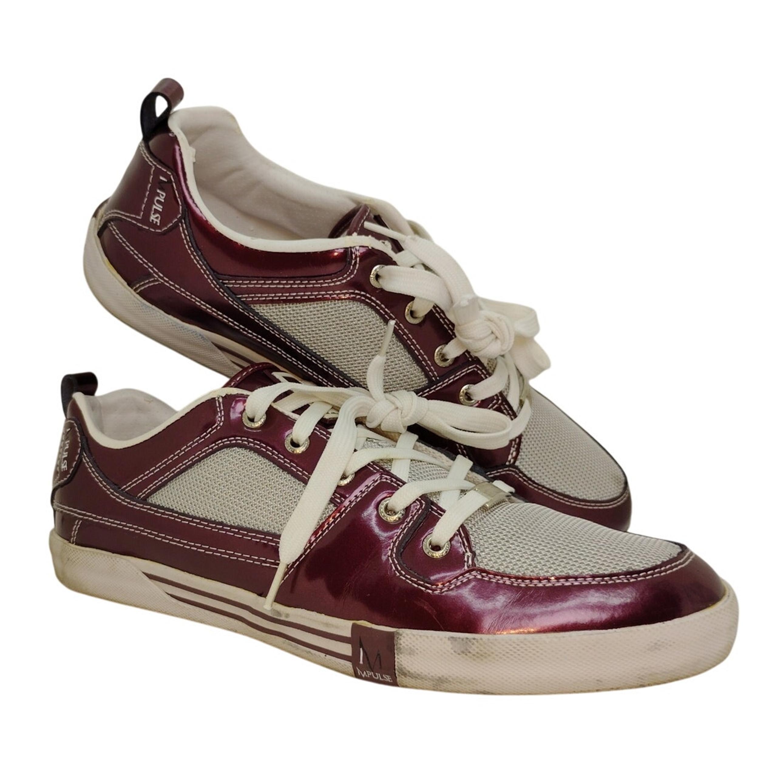 Impulse Mens Pre-owned Fashion Purple & Gray Casual Sneakers - sz. 10 1/2M