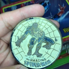Amazing spiderman Belt buckle from 1975