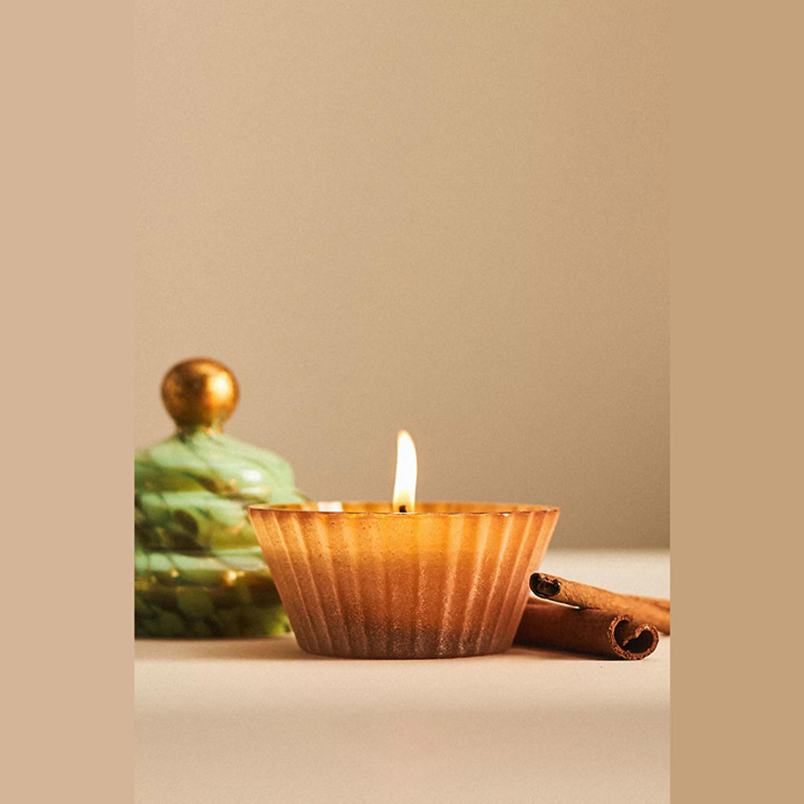 NEW Cupcake Gourmand Ginger Cookie Glass Candle - Anthropologie