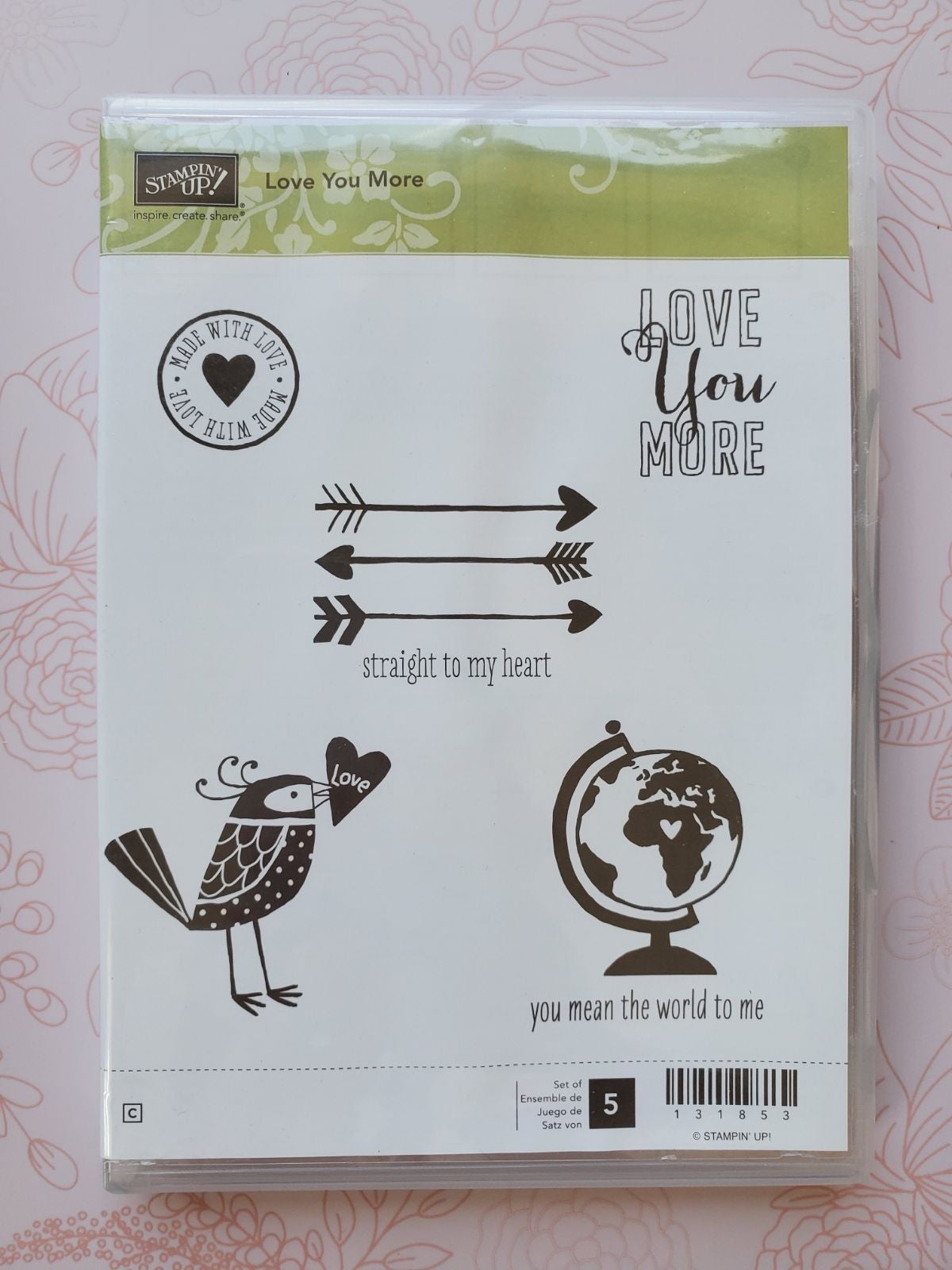 Stampin' Up! NEW Love You More Stamp Set RETIRED Mother's Day