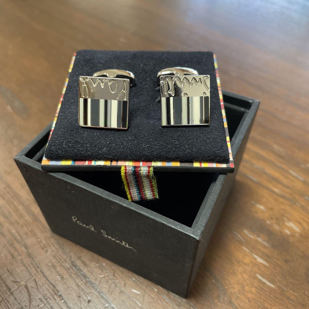 Paul Smith Striped Cufflinks