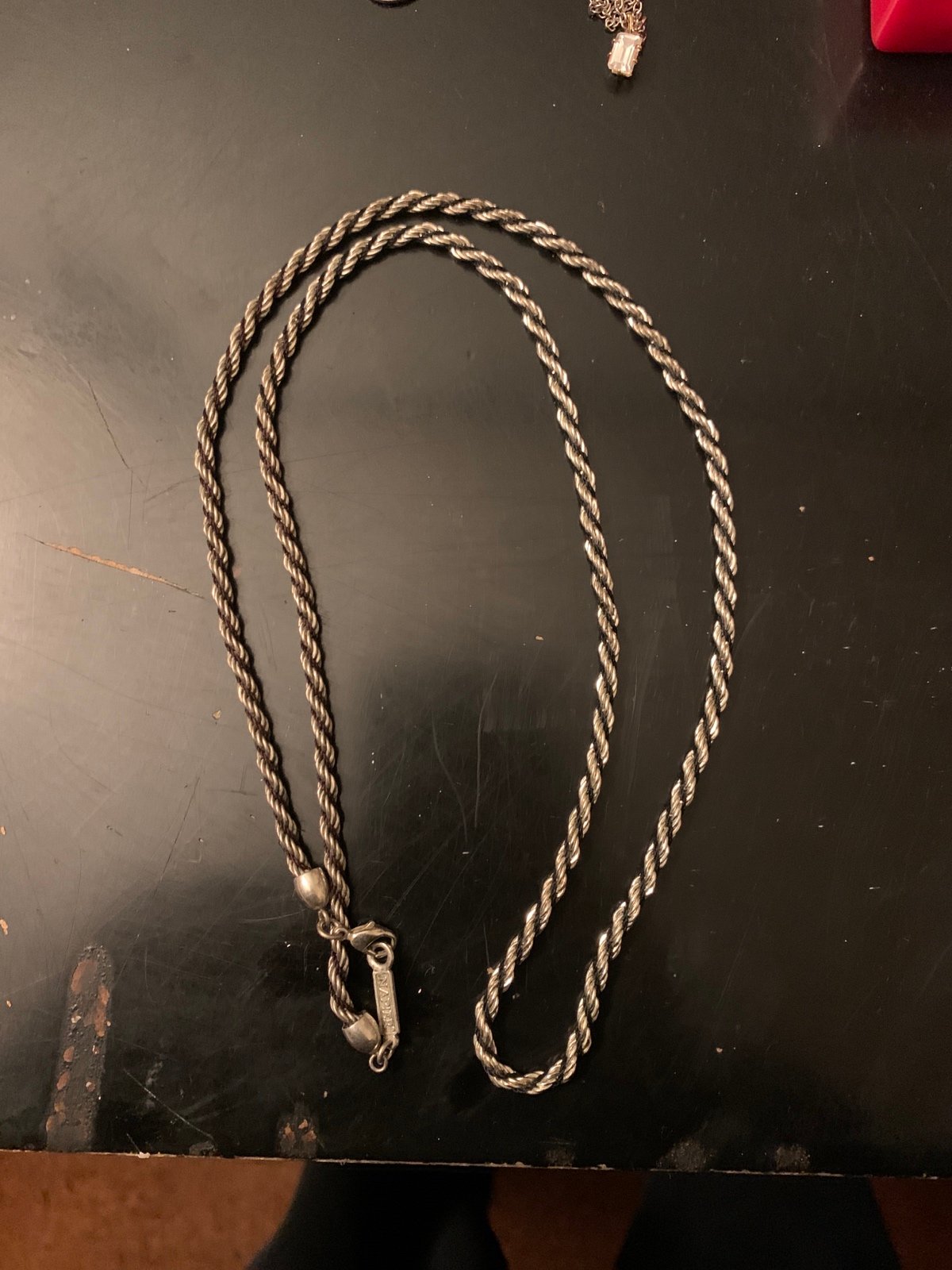 napier necklace silver