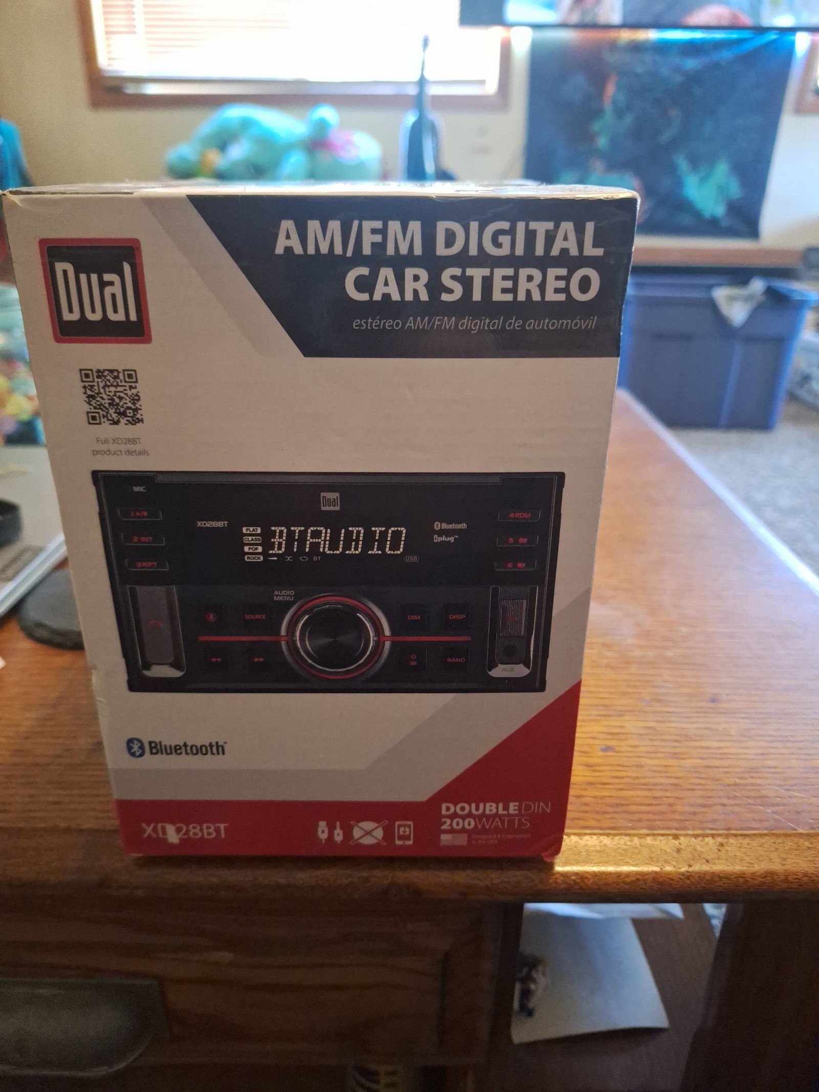 Dual, electronics, xd28bt, car, stereo
