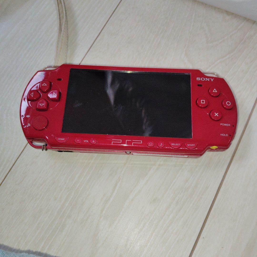 【Defective/Junk】PSP-3000 Console Radiant Red