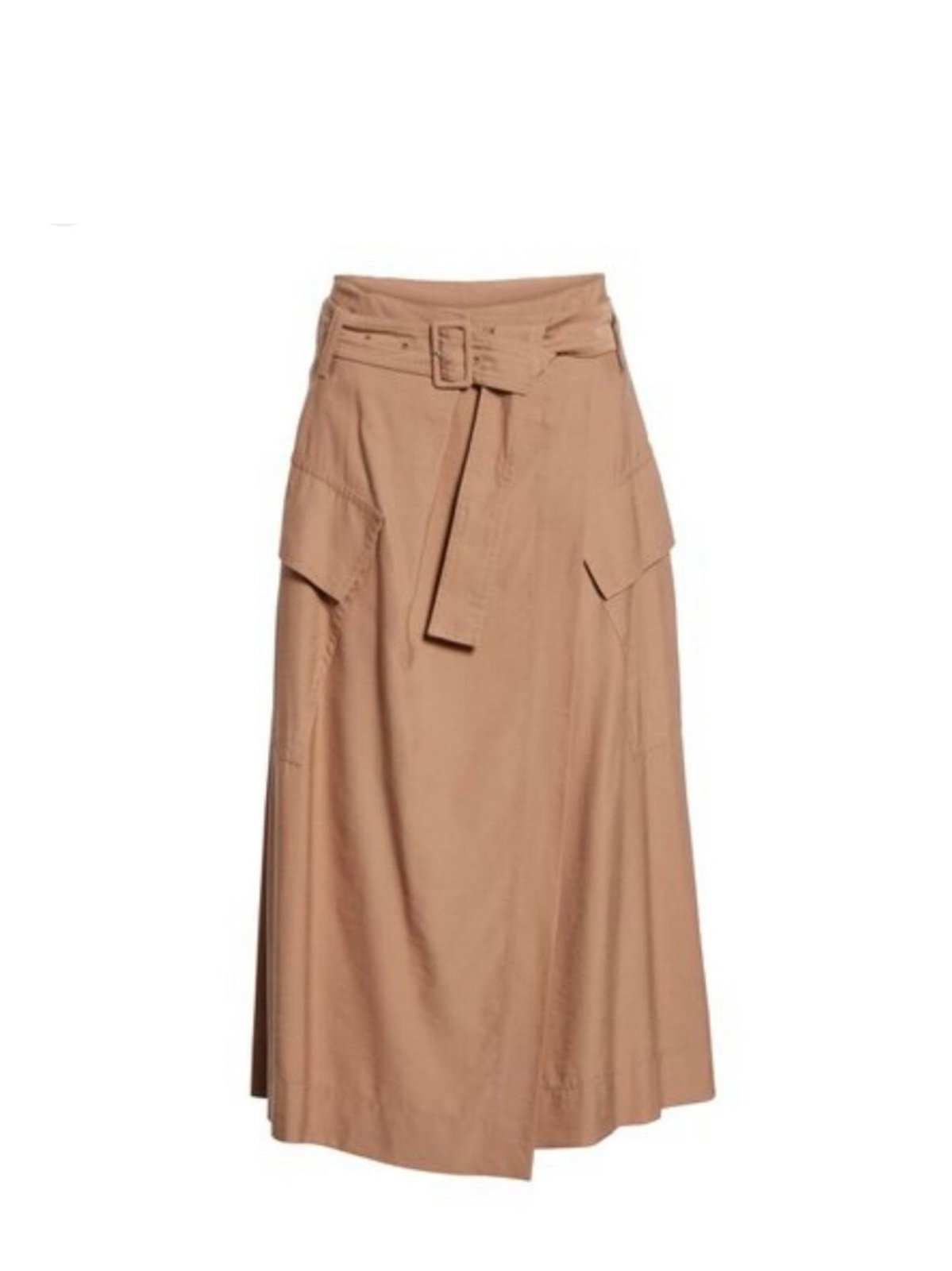 Vince NWT Belted MIDI Wrap Utility Cargo Skirt Size 8 length is 32